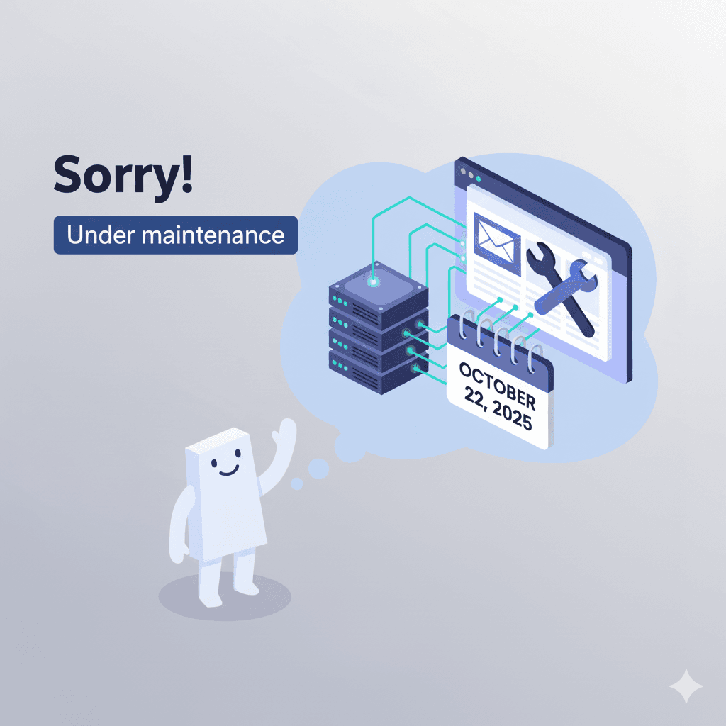 Website Under Maintenanc Server Migration